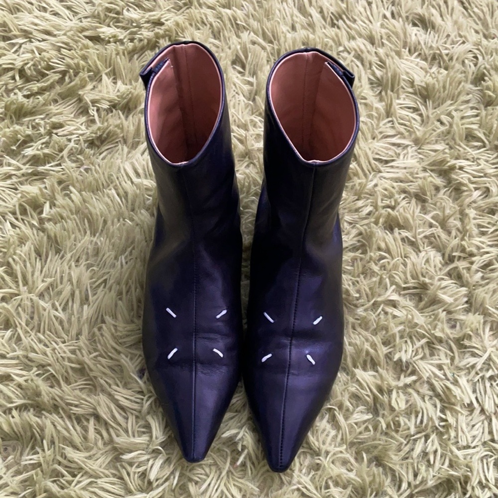 Maison Margiela four stitch leather ankle boots